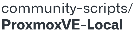 PVE Scripts Local